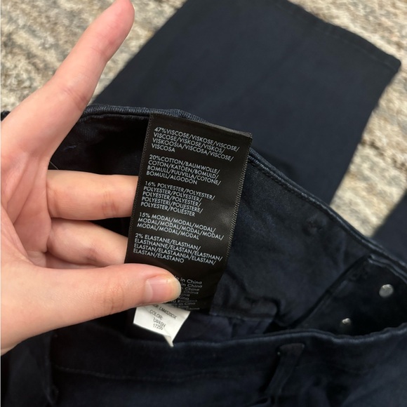 Liverpool The Wide Leg Jeans Sz 14/32 NWT | Liverpool Dark Wash Wide Leg Jeans- - Picture 6 of 16